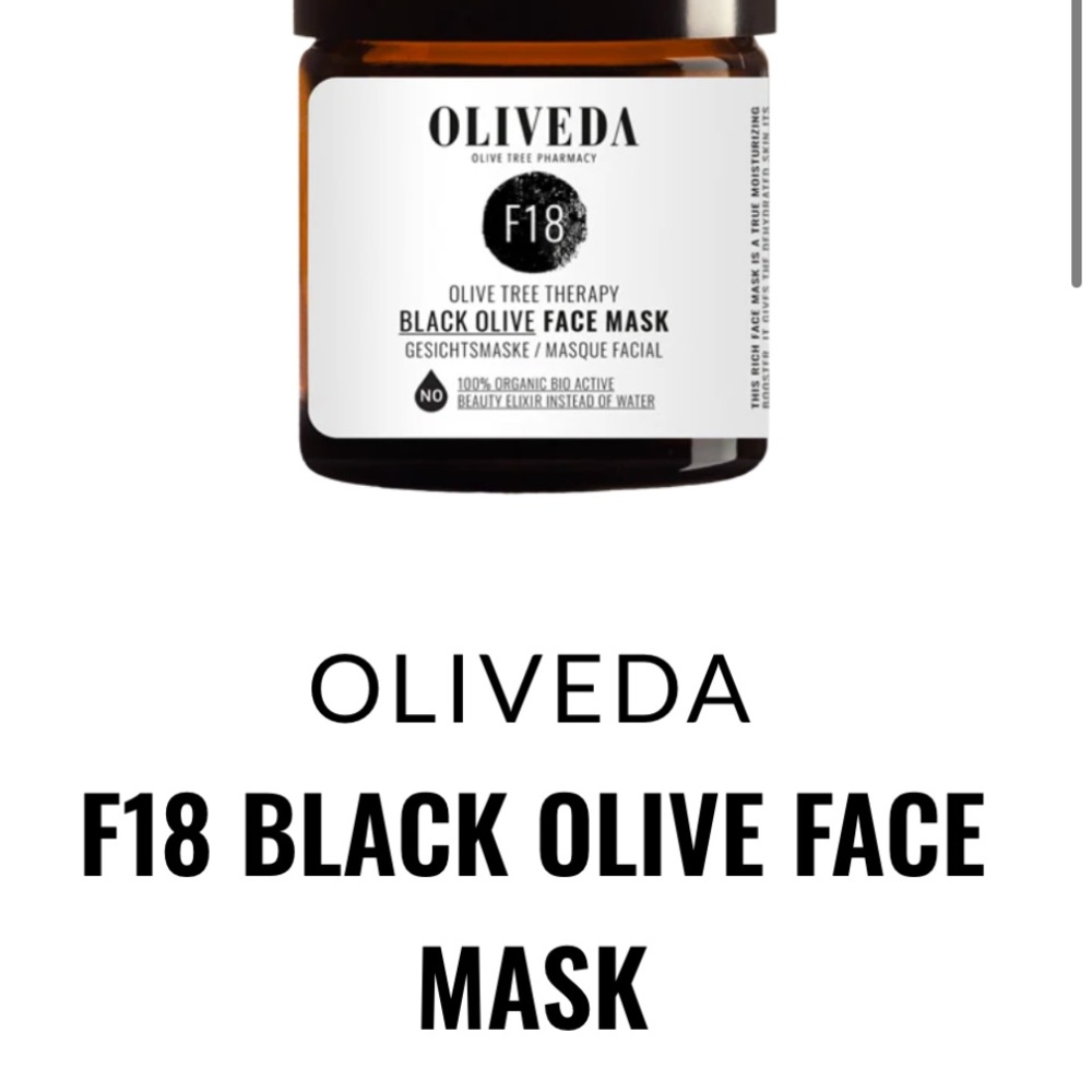 Black olive mask by Oliveda new sealed